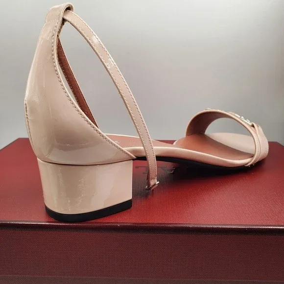 bally cloto calf patent leather women shoes sandals petal bnwt - Picture 10 of 12